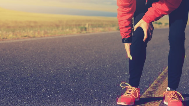 Sport blessure bewerkt