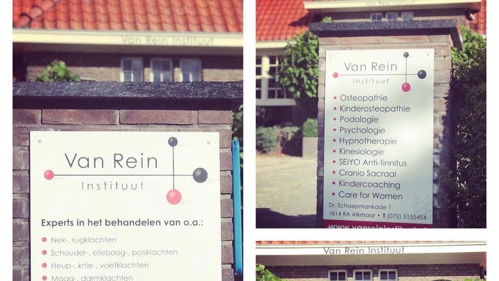 Van Rein Instituut: al meer dan 25 jaar de partner bij fysieke en/of mentale klachten