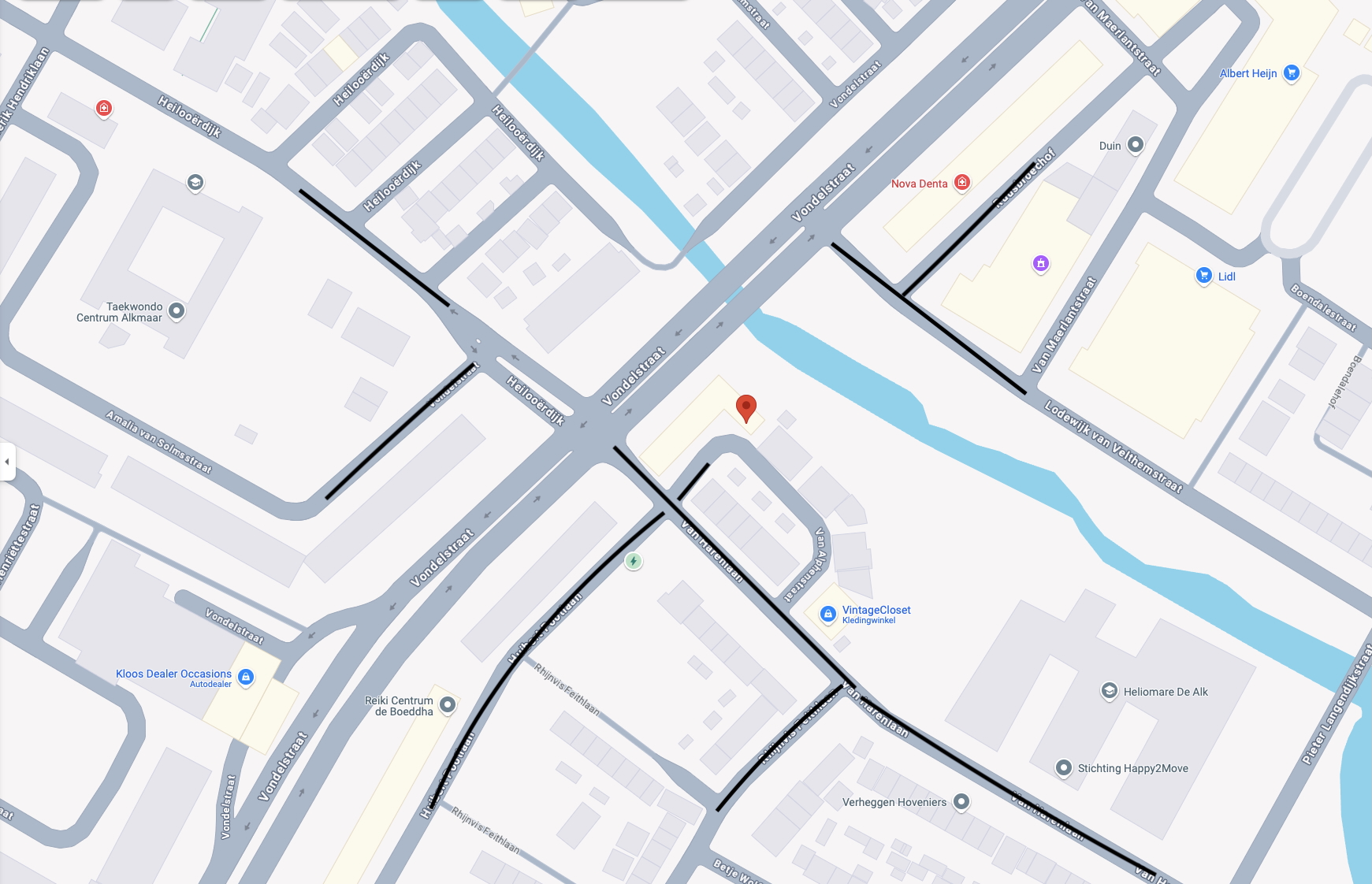 Waar kunt u parkeren bij de nieuwe locatie? 